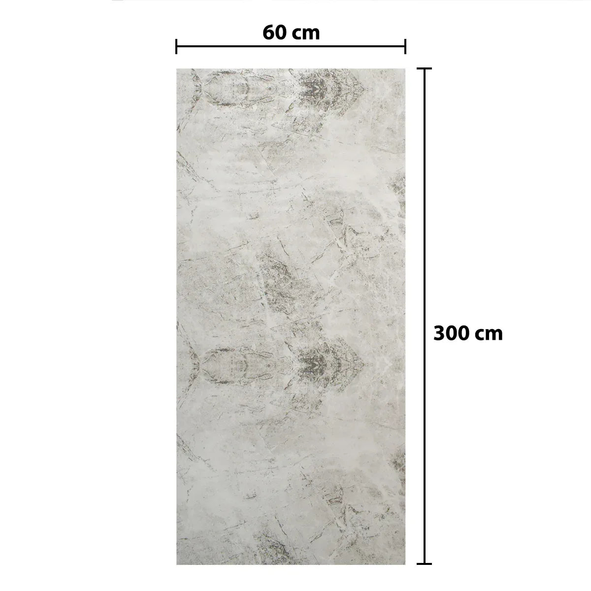 Rola panou autoadeziv, Naimeed D5696, design modern, 2mm grosime, 60x300cm, Gri