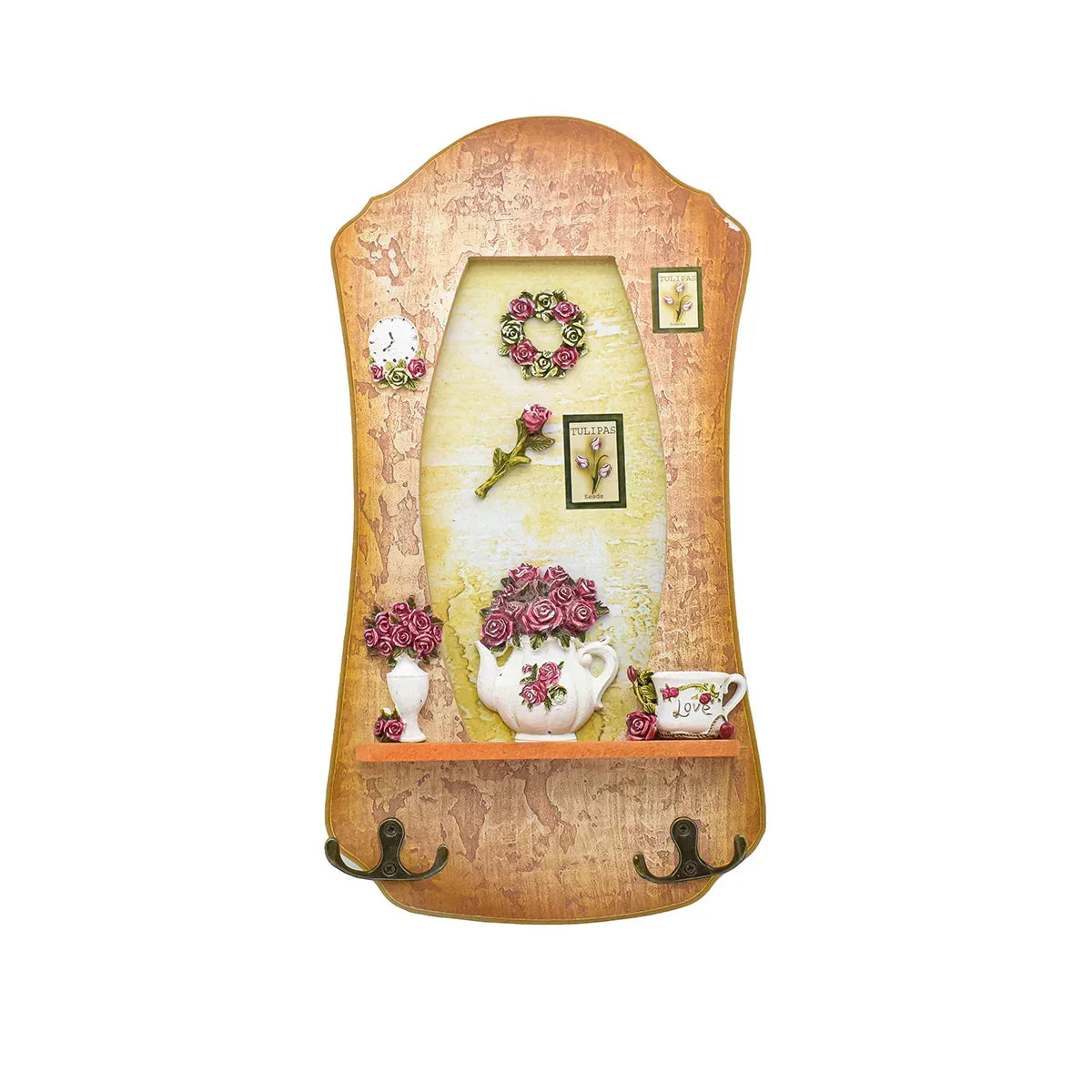 Cuier decorativ D57, 36,5x19,5 cm, m3