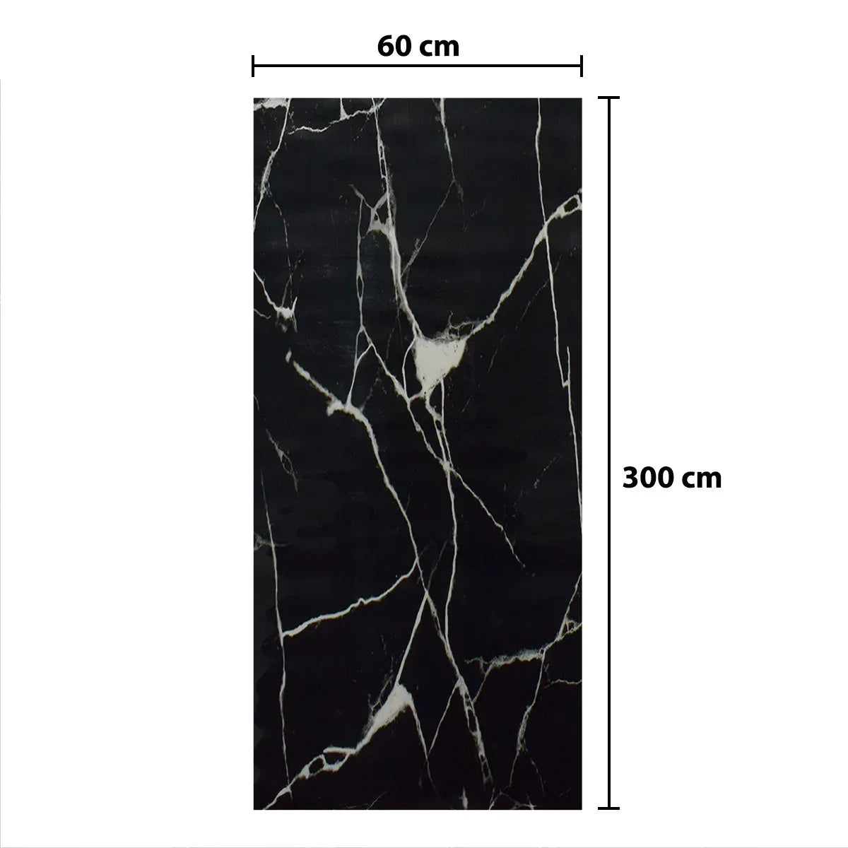 Rola panou autoadeziv, Naimeed D5714, design modern, 2mm grosime, 60x300cm, Negru