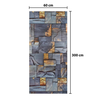Rola panou autoadeziv, Naimeed D5723, design modern, 2mm grosime, 60x300cm, Multicolor
