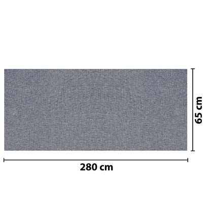 Rola tapet autoadeziv, panzat, 4mm grosime, Naimeed D5725, design elegant, termoizolant, 65x280cm, Gri