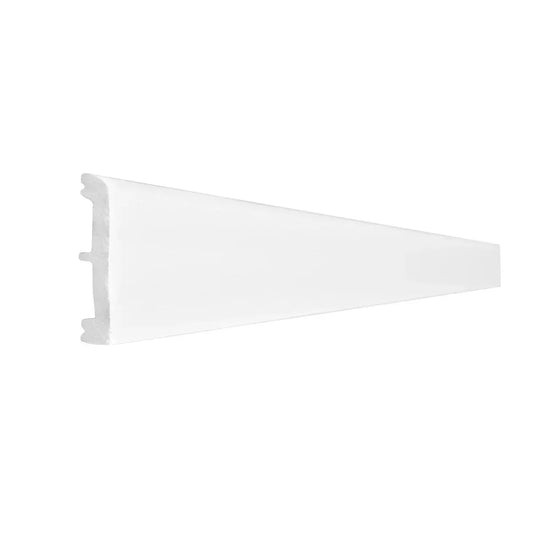 Set 5 plinte decorative, polimer rigid, Naimeed D5731, Alb, 230x10x0.8cm