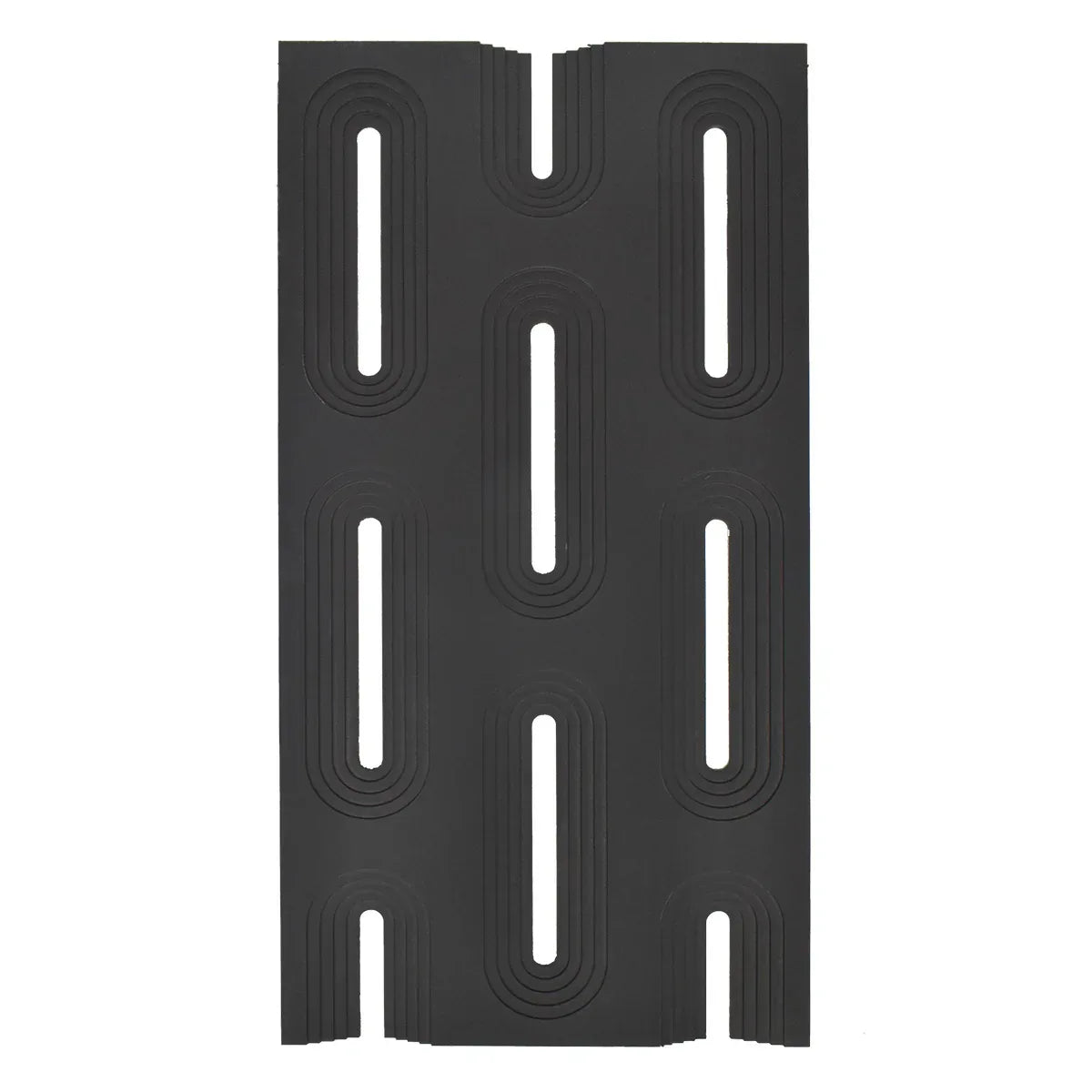 Set 8 x Panou Decorativ 3D, Naimeed D5765, ultrausor, design elegant, PU, 120 x 60 x 3 cm, Negru
