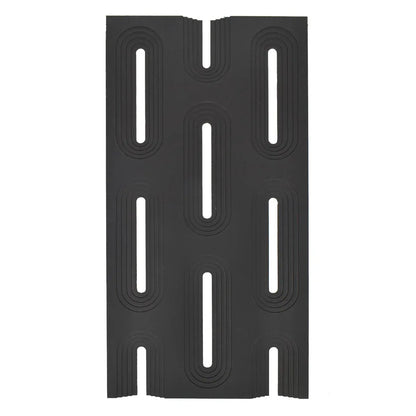 Set 8 x Panou Decorativ 3D, Naimeed D5765, ultrausor, design elegant, PU, 120 x 60 x 3 cm, Negru