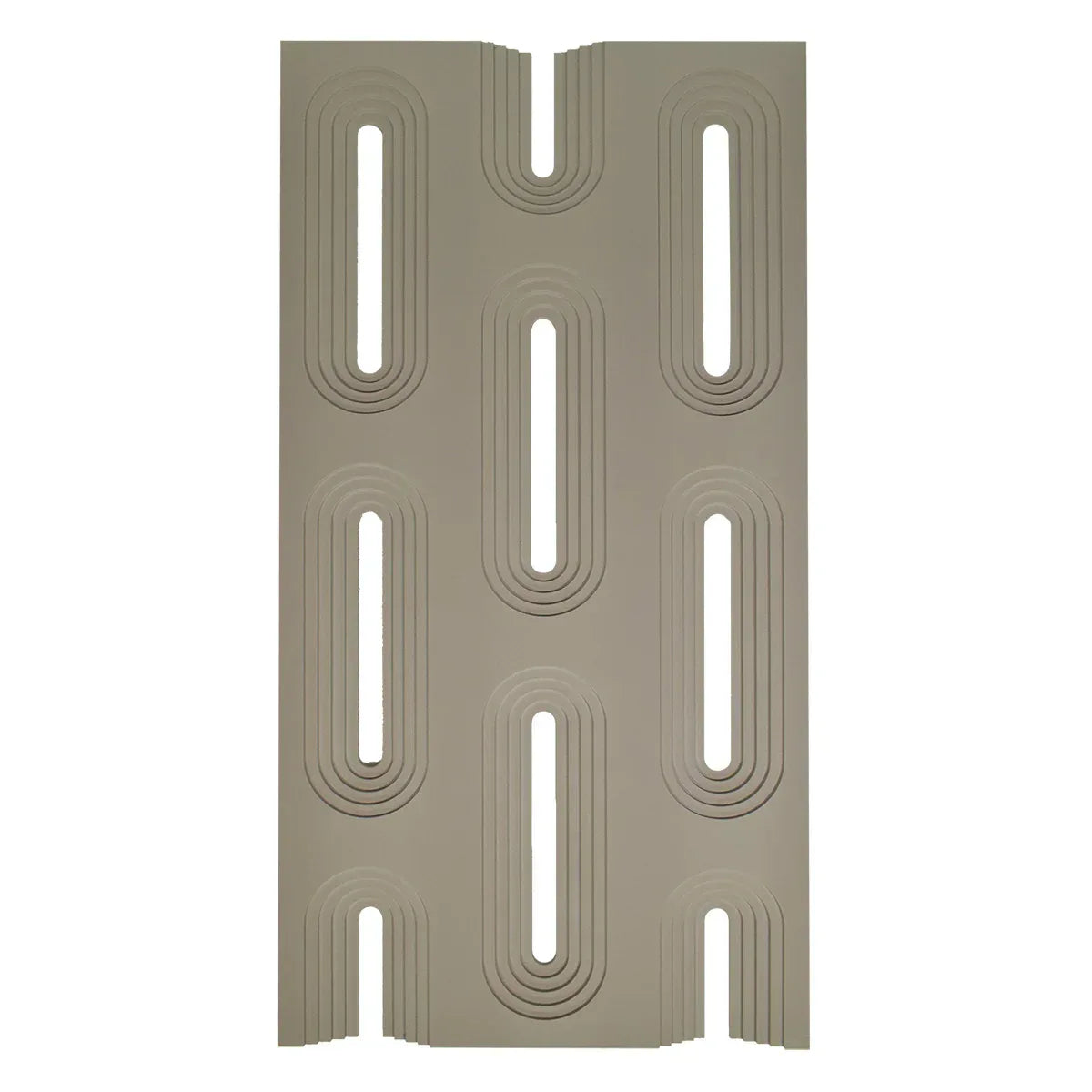 Set 4 x Panou Decorativ 3D, Naimeed D5766, ultrausor, design elegant, PU, 120 x 60 x 3 cm, Crem