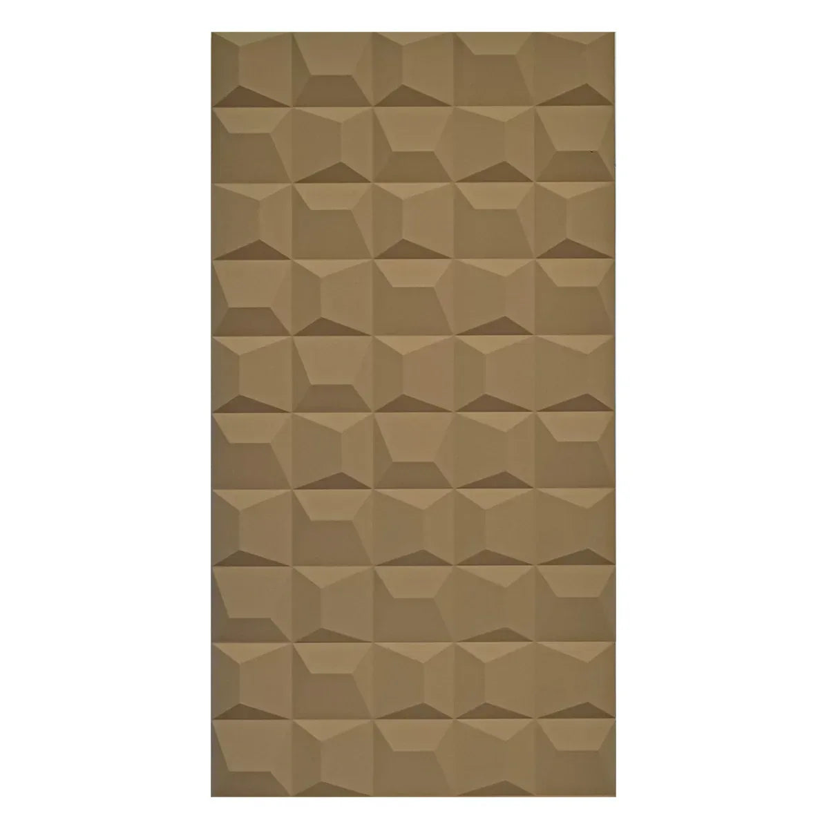 Set 6 x Panou Decorativ 3D, Naimeed D5770, ultrausor, design elegant, PU, 120 x 60 x 2.5 cm, Maro
