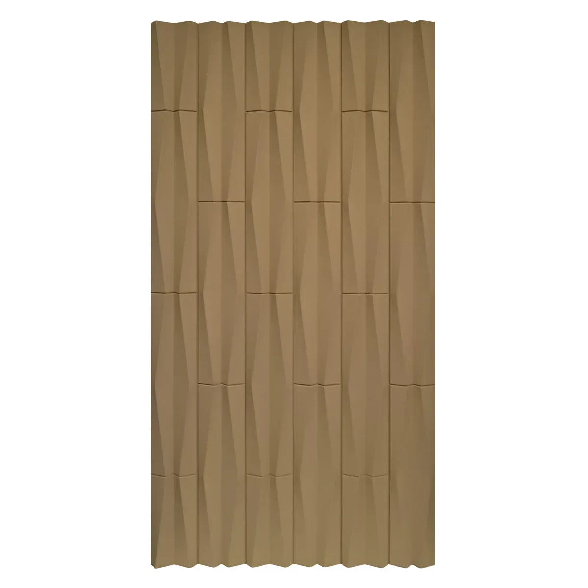 Set 6 x Panou Decorativ 3D, Naimeed D5774, ultrausor, design elegant, PU, 120 x 60 x 2.5 cm, Maro