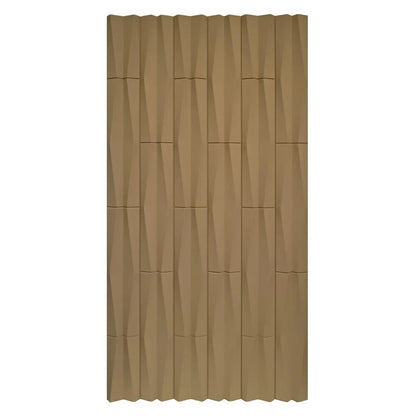 Set 12 x Panou Decorativ 3D, Naimeed D5774, ultrausor, design elegant, PU, 120 x 60 x 2.5 cm, Maro
