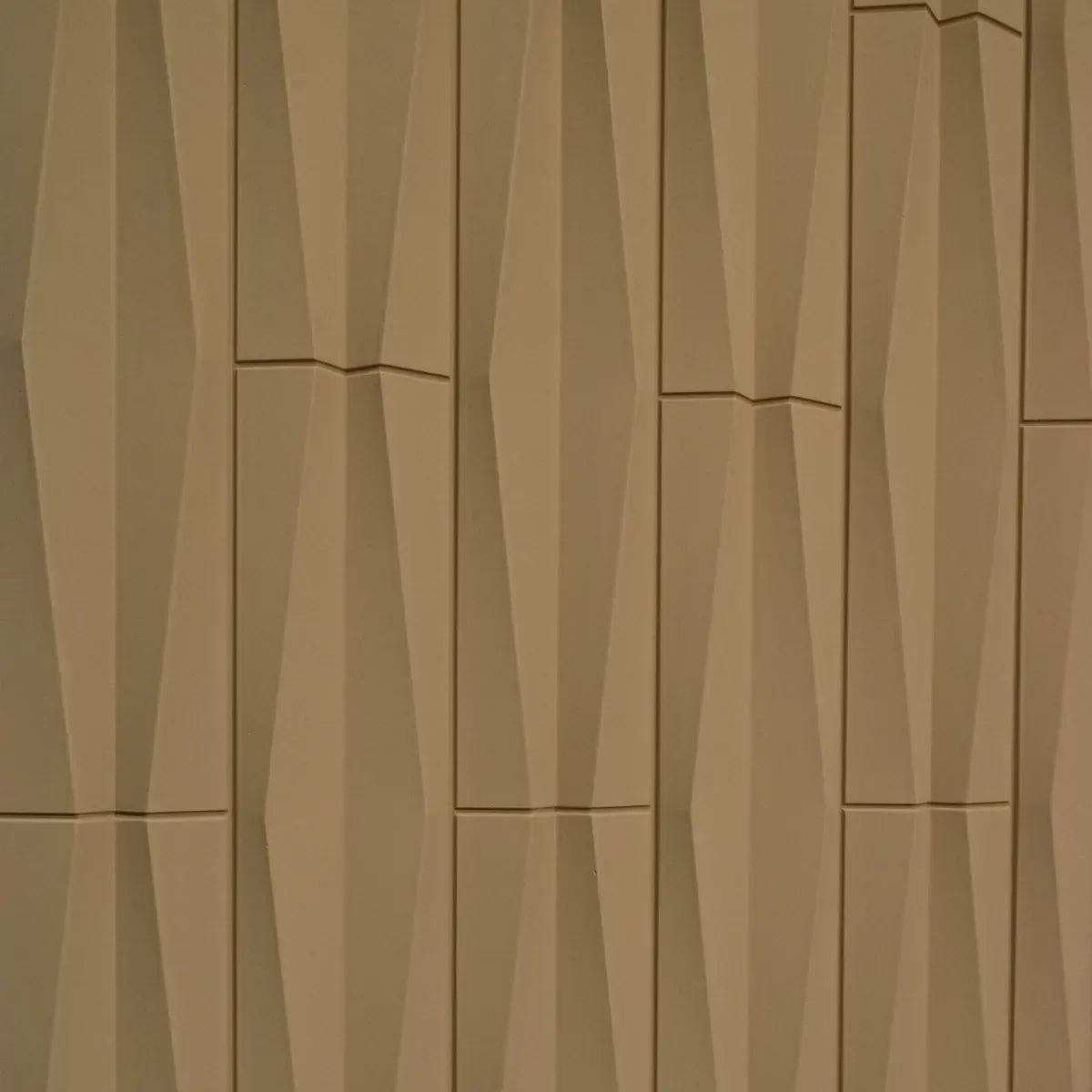 Set 5 x Panou Decorativ 3D, Naimeed D5774, ultrausor, design elegant, PU, 120 x 60 x 2.5 cm, Maro