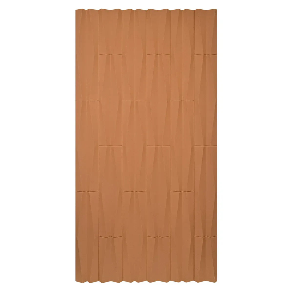 Set 12 x Panou Decorativ 3D, Naimeed D5775, ultrausor, design elegant, PU, 120 x 60 x 2.5 cm, Portocaliu