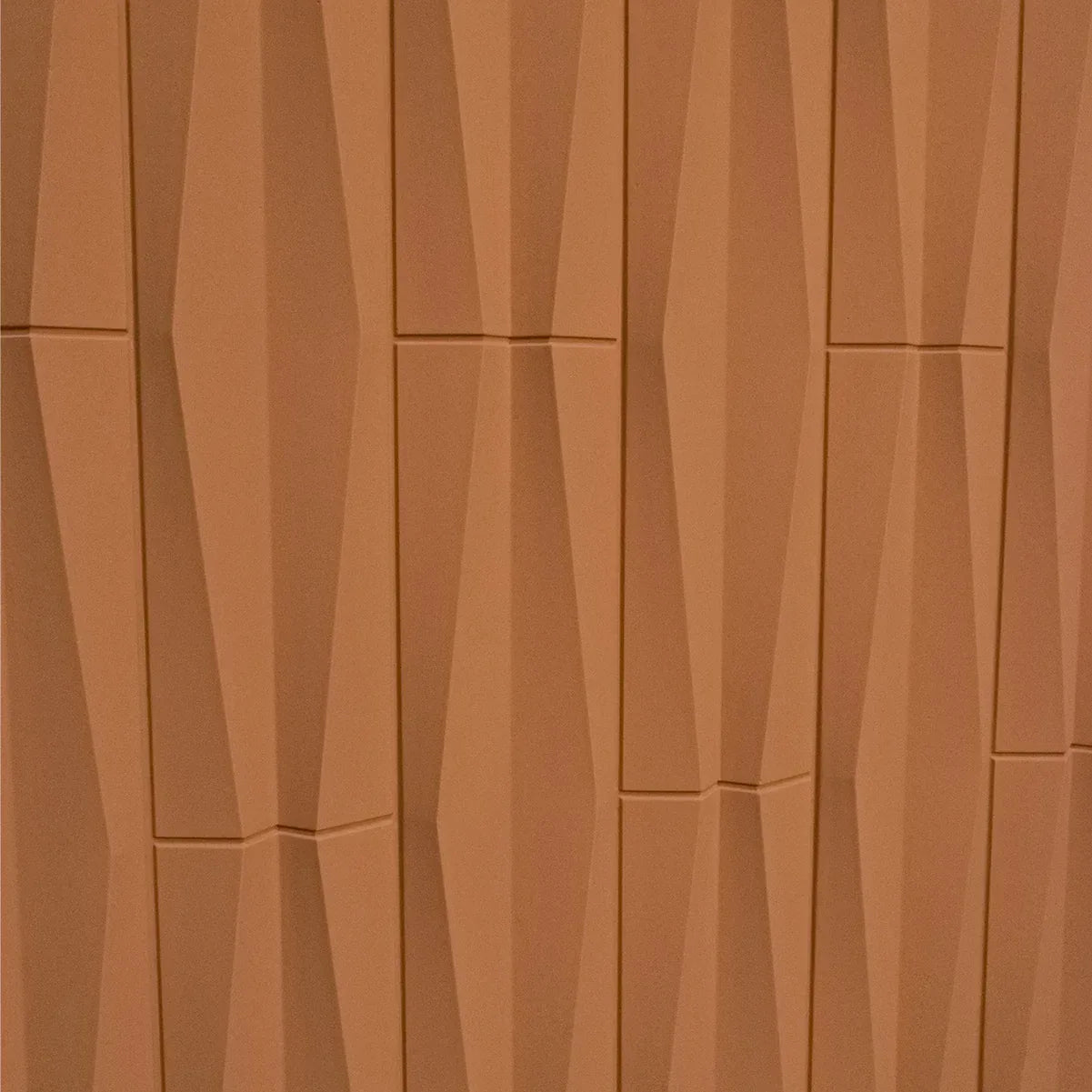 Set 12 x Panou Decorativ 3D, Naimeed D5775, ultrausor, design elegant, PU, 120 x 60 x 2.5 cm, Portocaliu