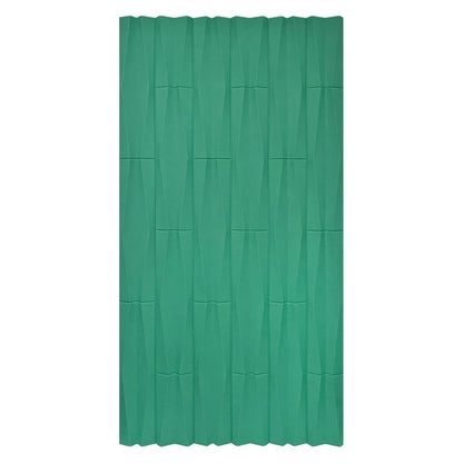 Set 12 x Panou Decorativ 3D, Naimeed D5776, ultrausor, design elegant, PU, 120 x 60 x 2.5 cm, Turcoaz
