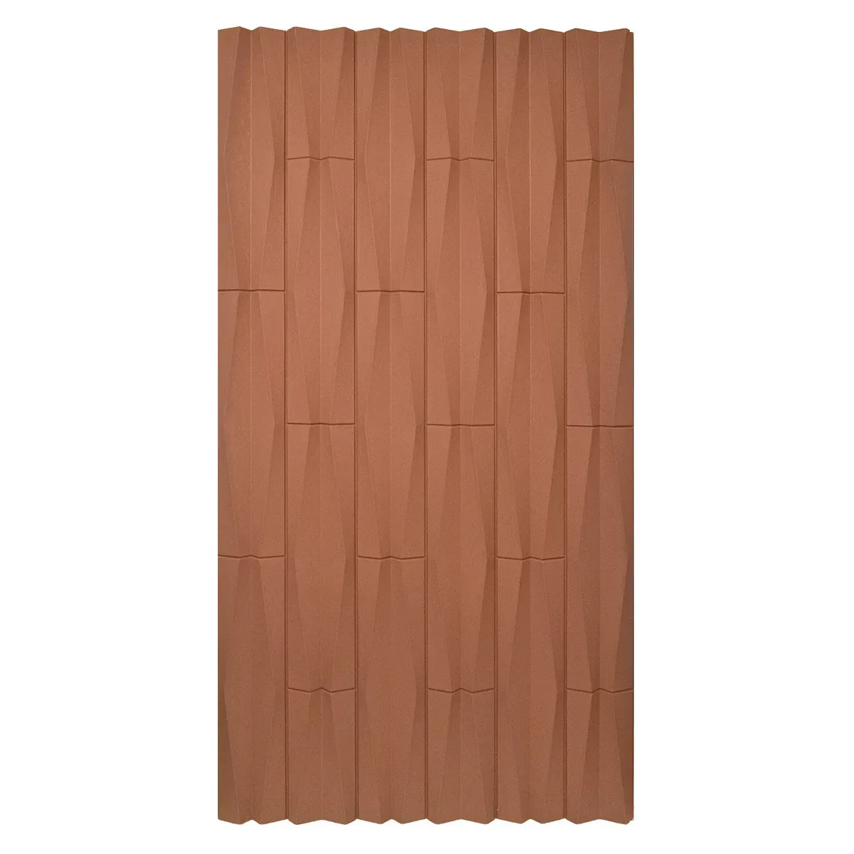 Set 12 x Panou Decorativ 3D, Naimeed D5777, ultrausor, design elegant, PU, 120 x 60 x 2.5 cm, Caramiziu