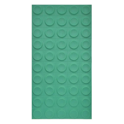 Set 12 x Panou Decorativ 3D, Naimeed D5780, ultrausor, design elegant, PU, 120 x 60 x 2.5 cm, Turcoaz
