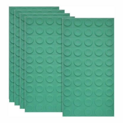Set 5 x Panou Decorativ 3D, Naimeed D5780, ultrausor, design elegant, PU, 120 x 60 x 2.5 cm, Turcoaz