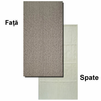 Set 5 x Panou Decorativ 3D, Naimeed D5786, ultrausor, design modern, PU, 120 x 60 x 2.5 cm, Crem