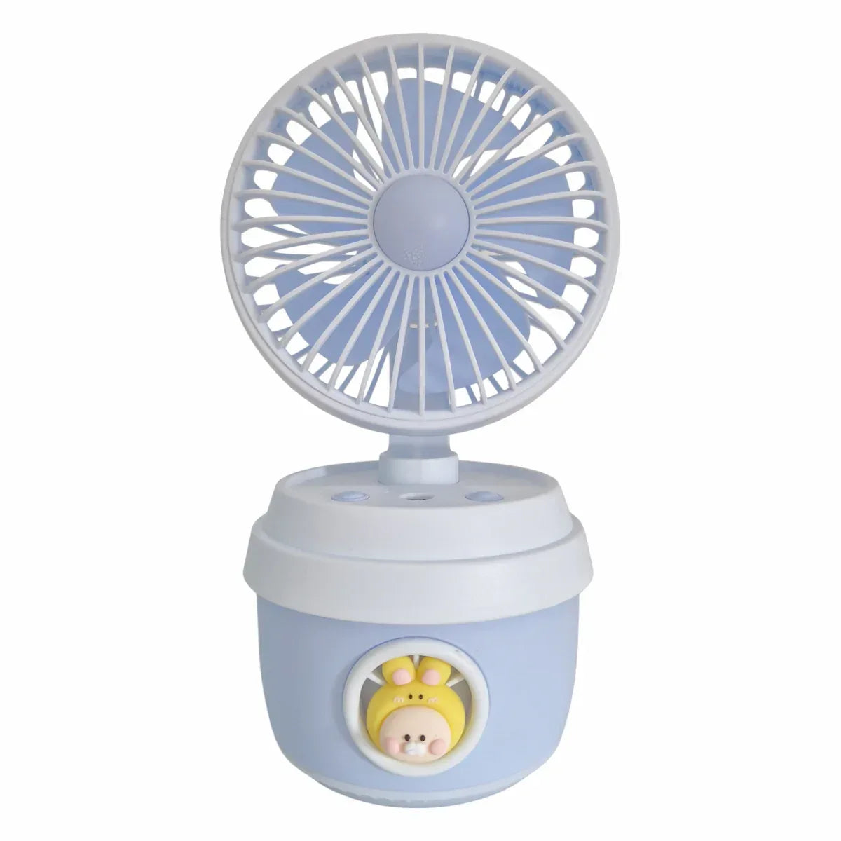 Ventilator si Umidificator, cu acumulator, Naimeed D5833, USB, Albastru, 110x210x105mm