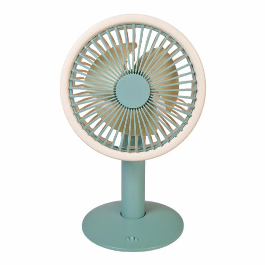 Ventilator, cu acumulator, Naimeed D5843, USB, Turcoaz, 140x230x74mm