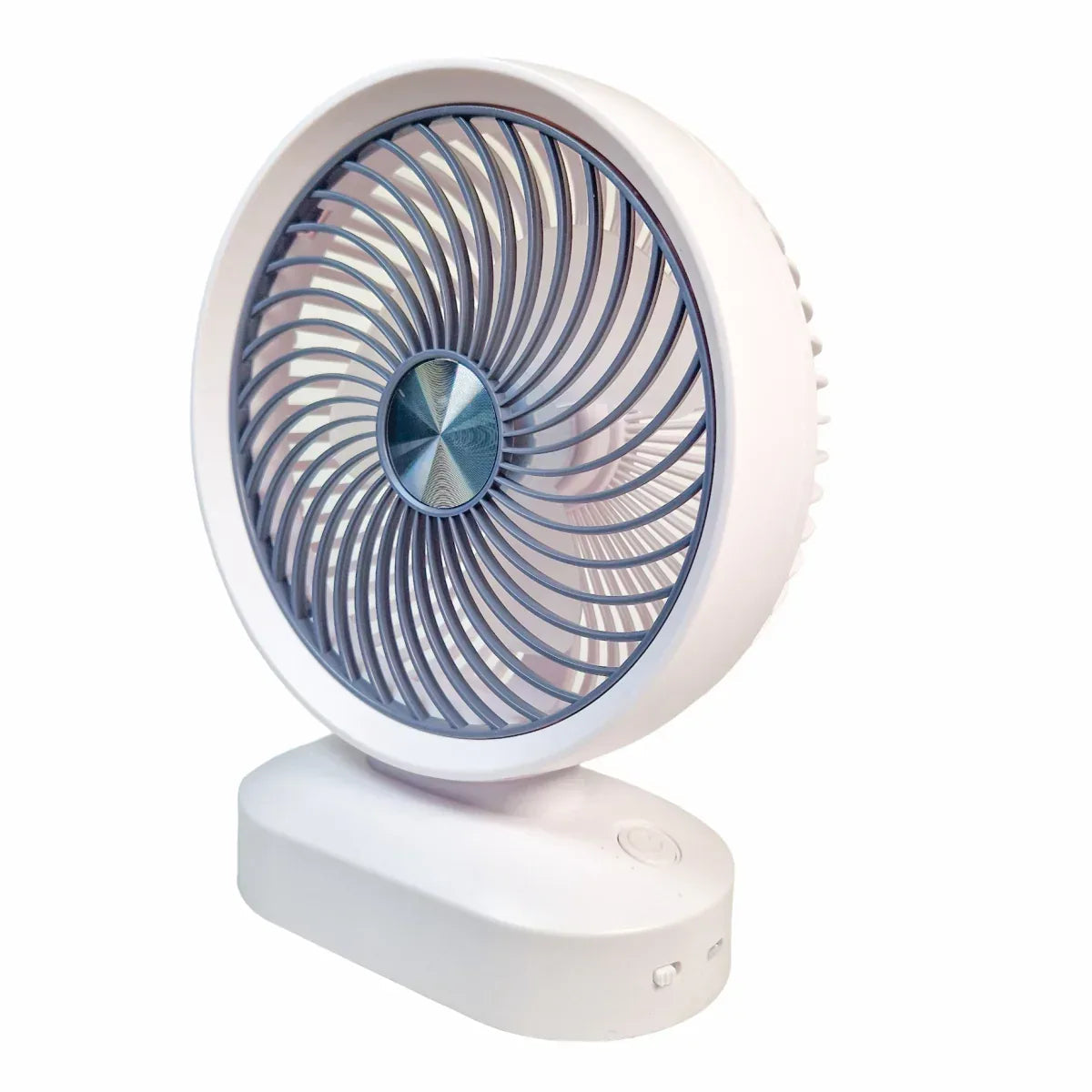 Ventilator, cu acumulator, Naimeed D5853, USB, Alb, 197x255x78mm