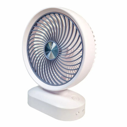 Ventilator, cu acumulator, Naimeed D5853, USB, Alb, 197x255x78mm