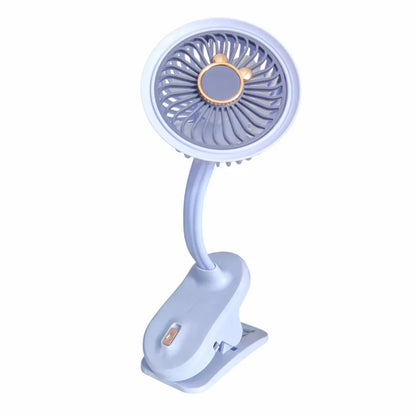 Ventilator, cu acumulator, Naimeed D5859, USB, Albastru, 105x240x90mm