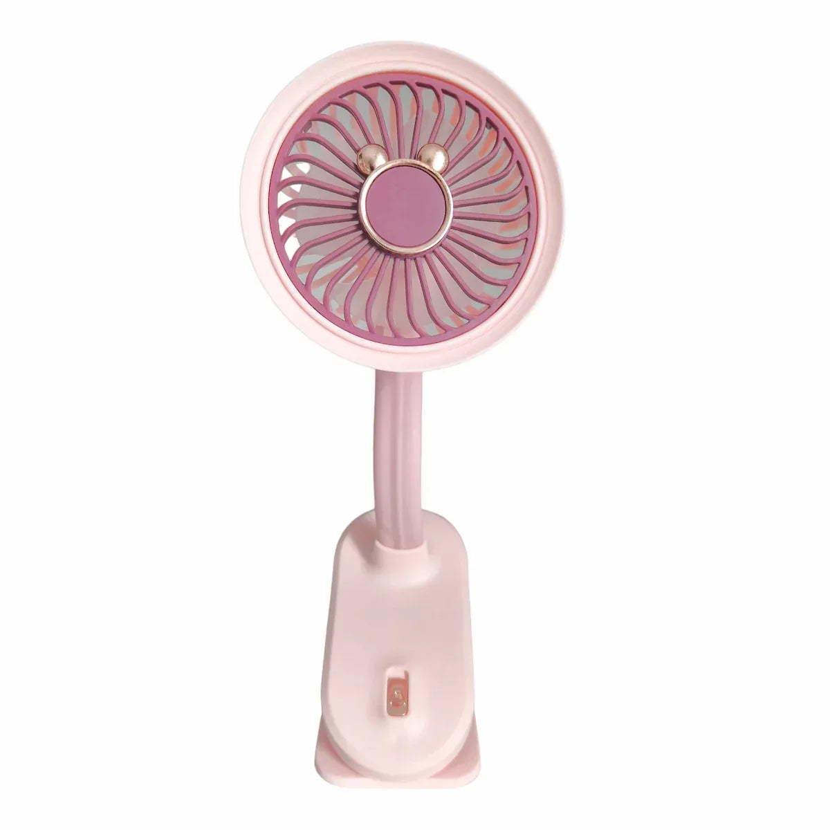 Ventilator, cu acumulator, Naimeed D5860, USB, Roz, 105x240x90mm