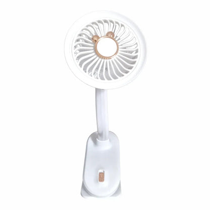 Ventilator, cu acumulator, Naimeed D5862, USB, Alb, 105x240x90mm