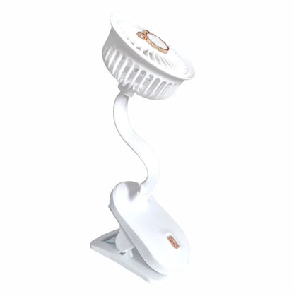 Ventilator, cu acumulator, Naimeed D5862, USB, Alb, 105x240x90mm