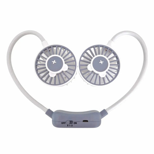 Ventilator, cu acumulator, Naimeed D5869, USB, Gri, 60x600x40mm