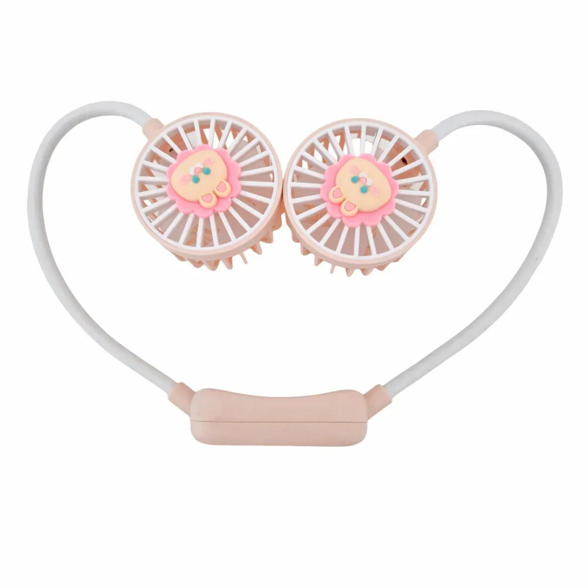 Ventilator, cu acumulator, Naimeed D5870, USB, Roz, 60x600x40mm
