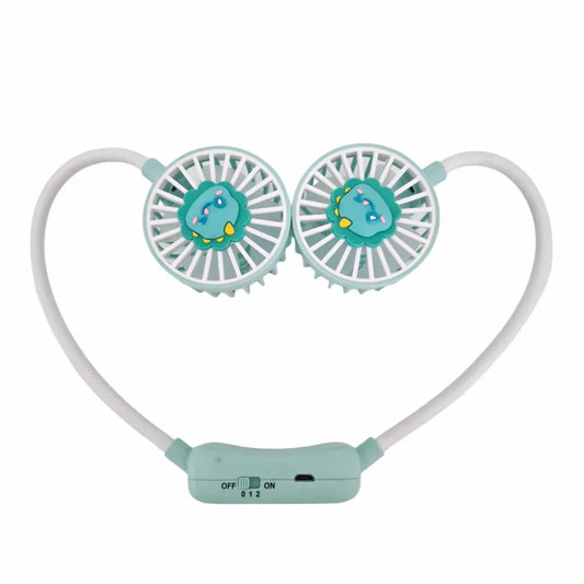 Ventilator, cu acumulator, Naimeed D5871, USB, Turcoaz, 60x600x40mm
