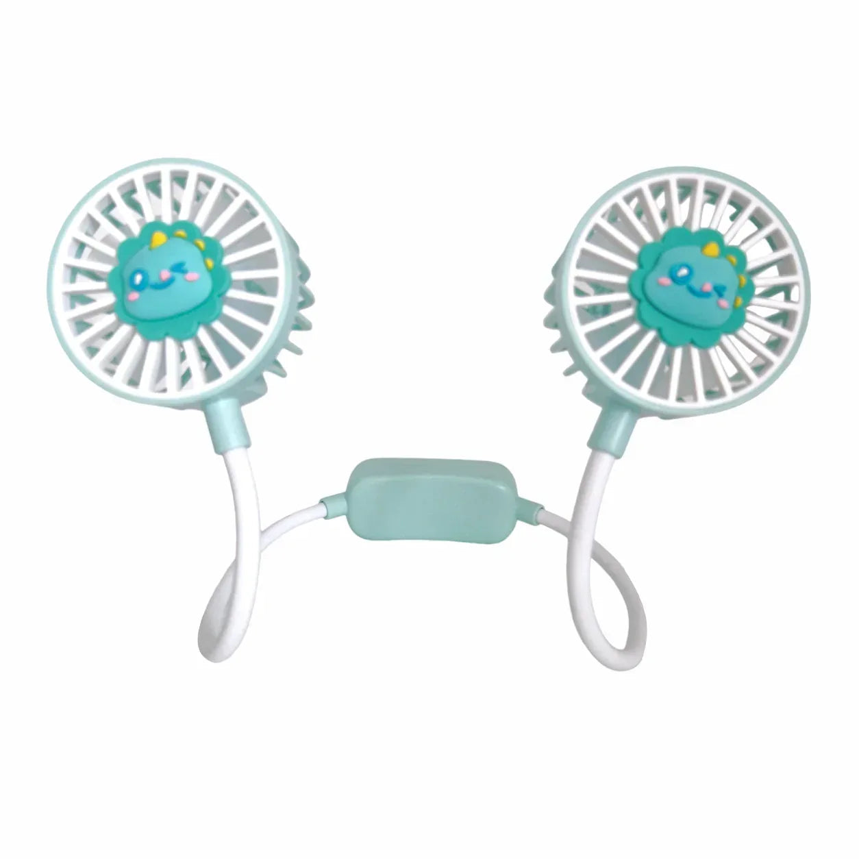 Ventilator, cu acumulator, Naimeed D5871, USB, Turcoaz, 60x600x40mm