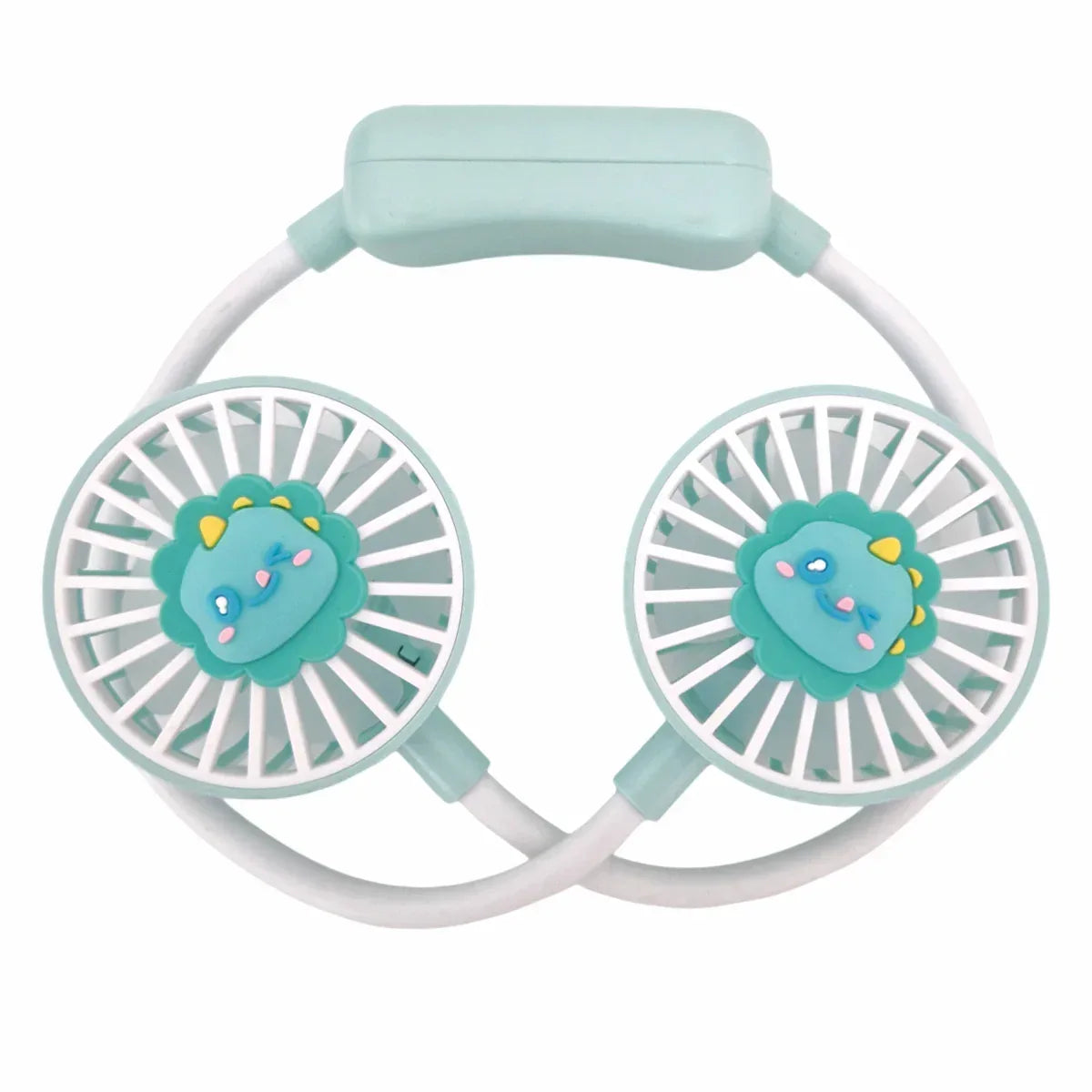 Ventilator, cu acumulator, Naimeed D5871, USB, Turcoaz, 60x600x40mm
