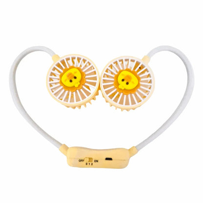 Ventilator, cu acumulator, Naimeed D5872, USB, Galben, 60x600x40mm