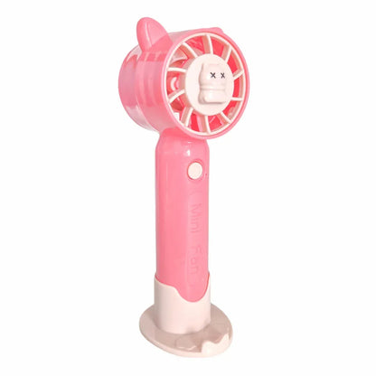 Ventilator, cu acumulator, Naimeed D5875, USB, Roz, 50x178x47mm