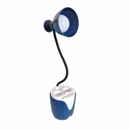Veioza cu lumina LED, Naimeed D5887, Albastru, cu touch, incarcare USB telefon  100x437x117mm