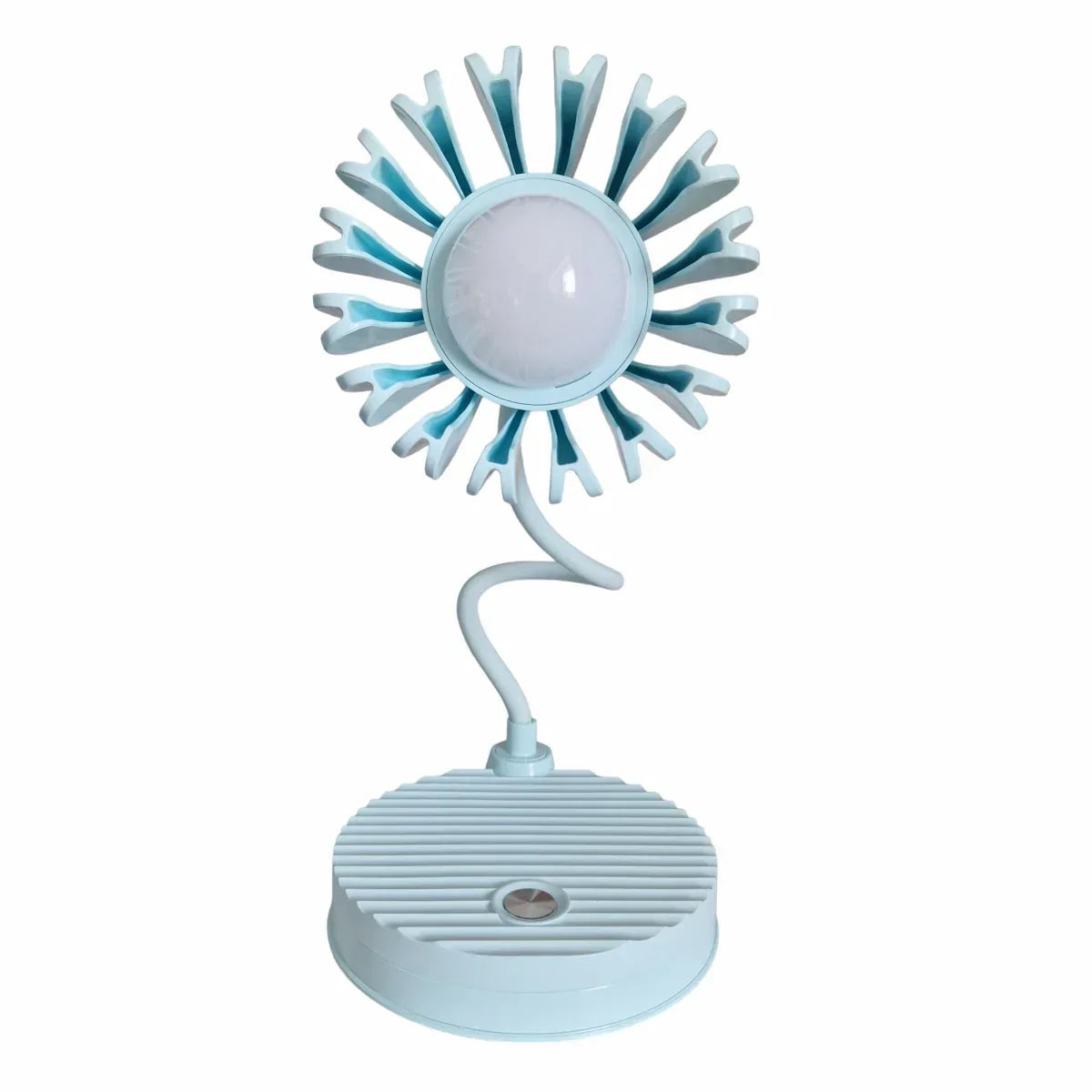 Veioza cu lumina LED, Naimeed D5888, Turcoaz, cu 3 trepte de lumina, 120x380x120mm
