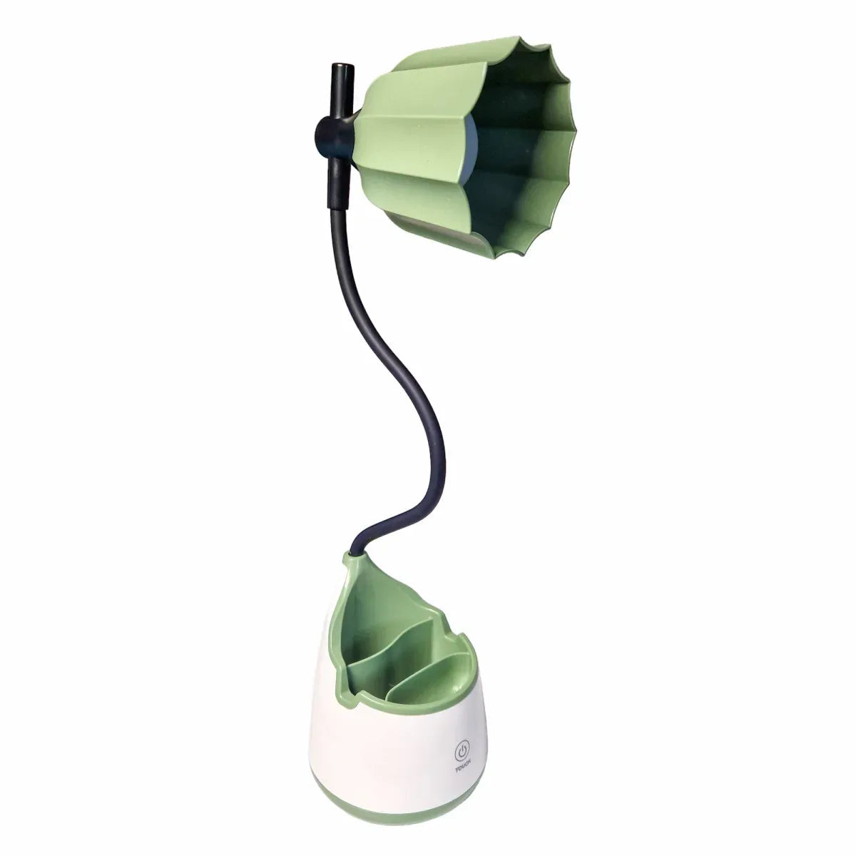 Veioza cu lumina LED, Naimeed D5889, Verde, cu touch, incarcare USB telefon  105x470x105mm