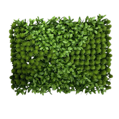 Panou din plante artificiale, cu frunze, Naimeed D5899, Verde, 600x400mm