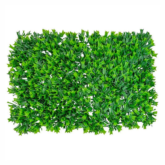 Panou din plante artificiale, cu frunze, Naimeed D5900, Verde, 600x400mm