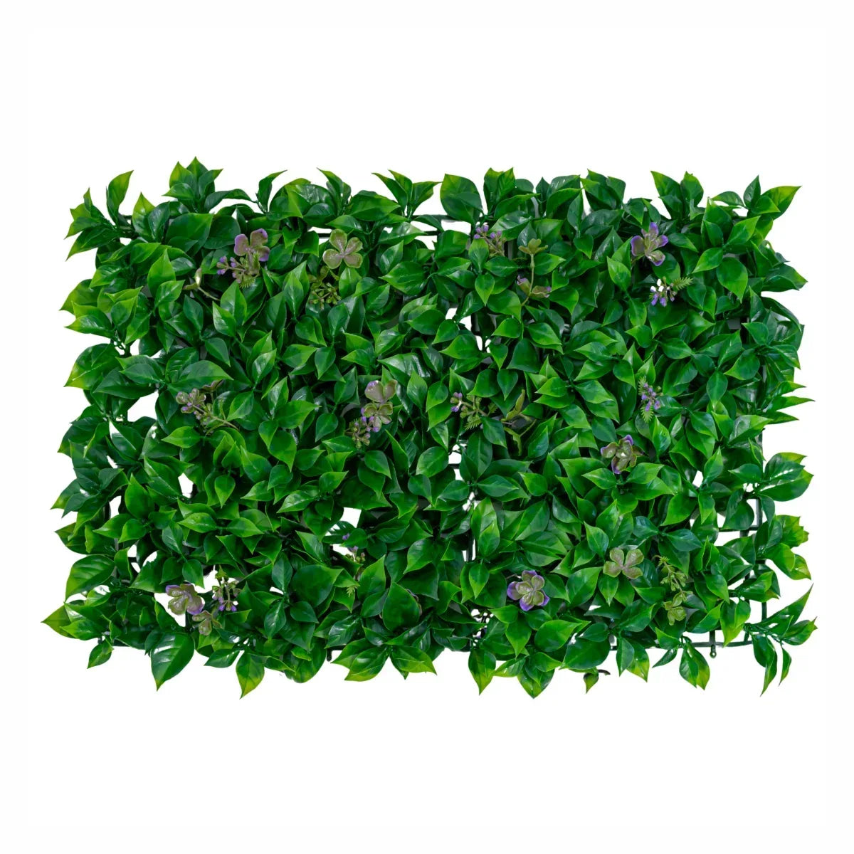 Panou din plante artificiale, cu frunze, Naimeed D5901, Verde Inchis, 600x400mm
