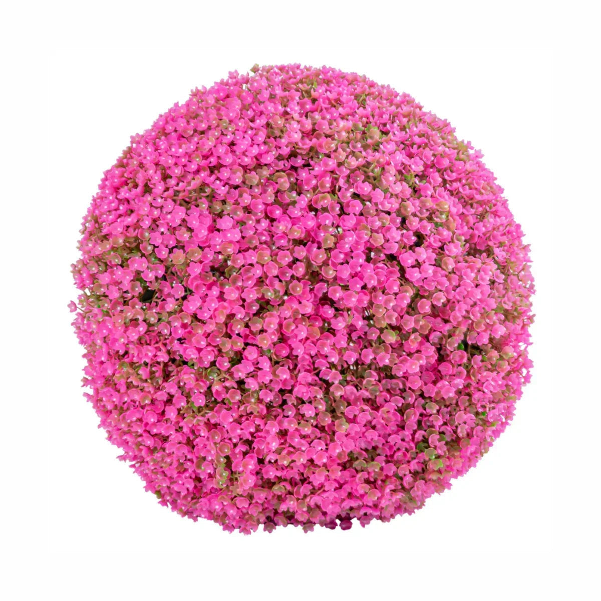 Sfera din plante artificiale, cu flori, Naimeed D5941, Roz Inchis, 150mm