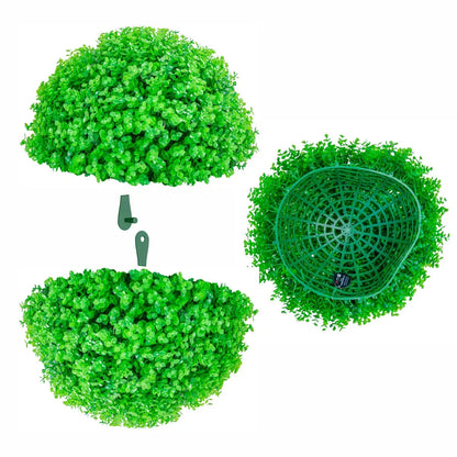 Sfera din plante artificiale, Naimeed D5958, Verde, 100mm