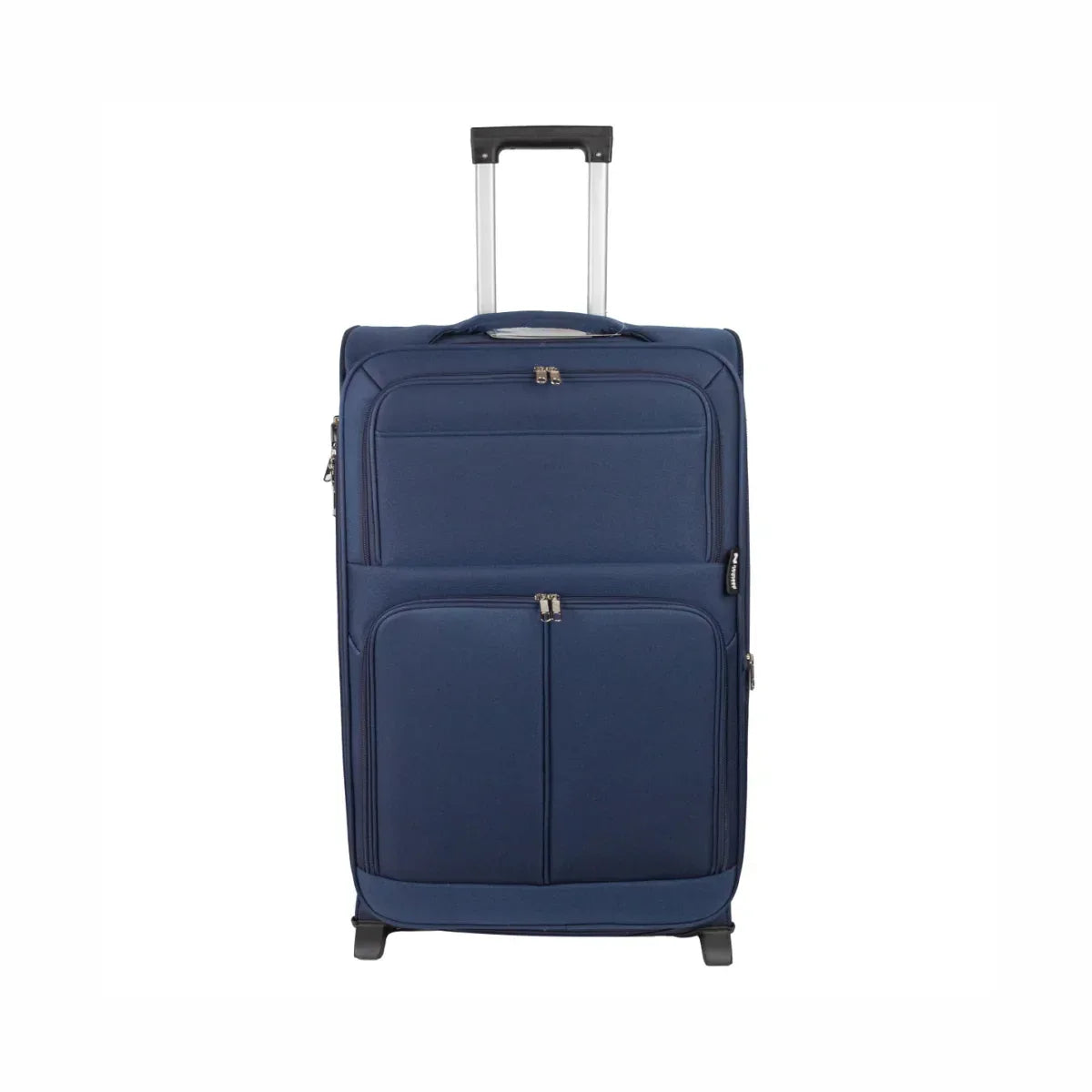 Troler voiaj Mic, Naimeed D5976, 2 roti, material textil, inchidere cifru, Albastru, 35.5x26x52cm