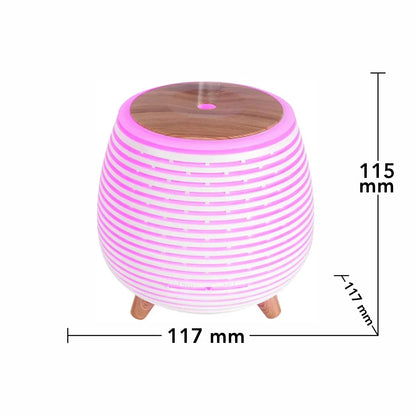Umidificator cu aromaterapie, Naimeed D6041, Alb, 118x119x118mm