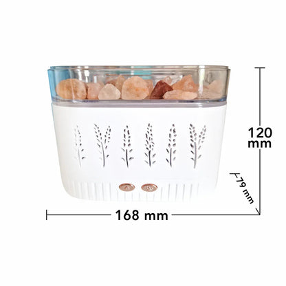 Umidificator cu aromaterapie, Naimeed D6043, Alb, 168x120x79mm