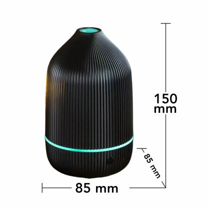 Umidificator cu aromaterapie, Naimeed D6045, Negru, 85x150x85mm
