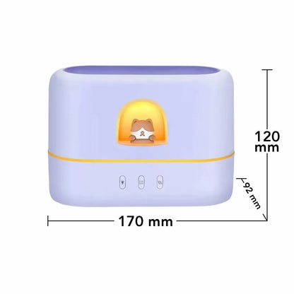 Umidificator cu aromaterapie pentru camera copiilor, Naimeed D6047, Lila, 170x120x92mm
