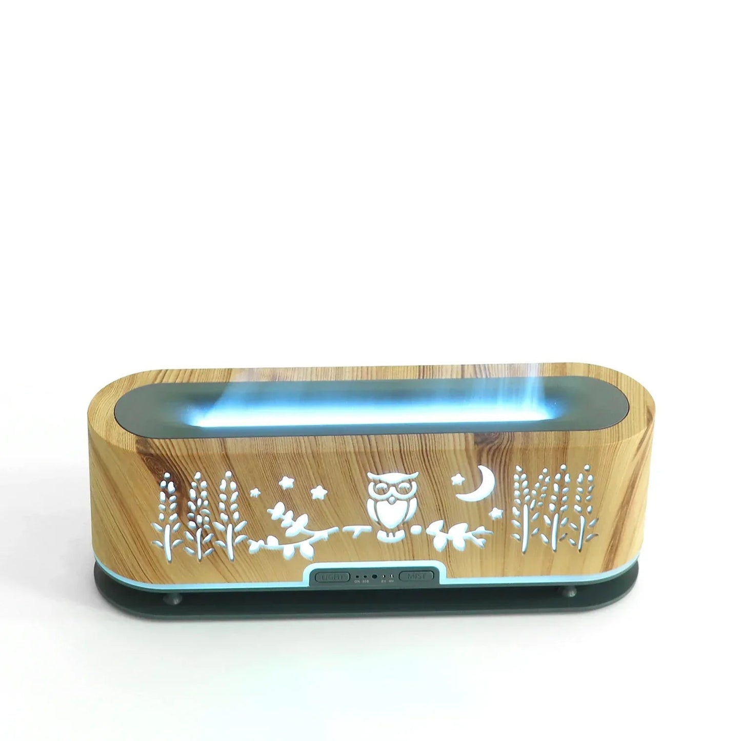 Umidificator cu aromaterapie, Naimeed D6053, Maro, 145x125x145mm