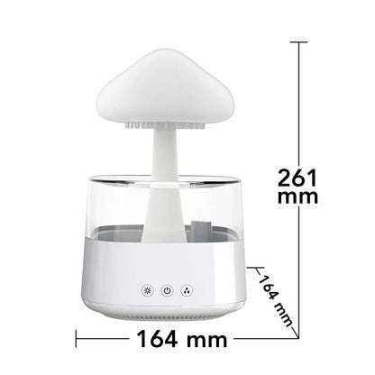 Umidificator cu aromaterapie, Naimeed D6059, Alb, 164x261x164mm